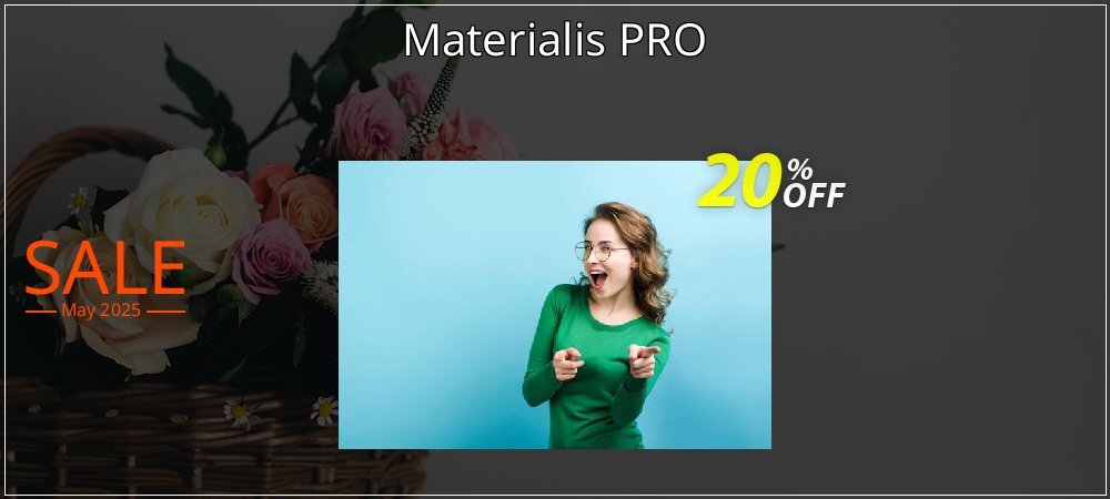 Materialis PRO coupon on National Smile Day super sale