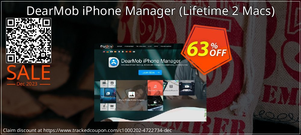 DearMob iPhone Manager - Lifetime 2 Macs  coupon on World Day of Music offer