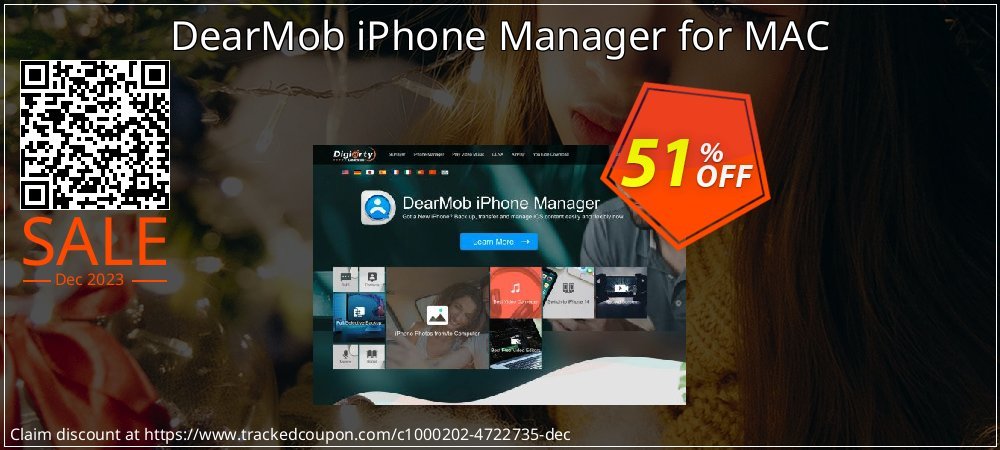 DearMob iPhone Manager for MAC coupon on National No Smoking Day sales