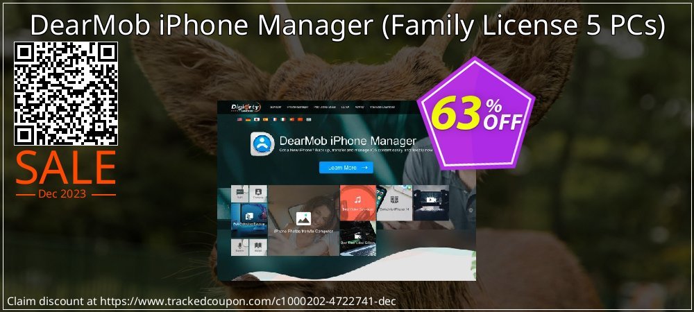 DearMob iPhone Manager - Family License 5 PCs  coupon on National Loyalty Day promotions