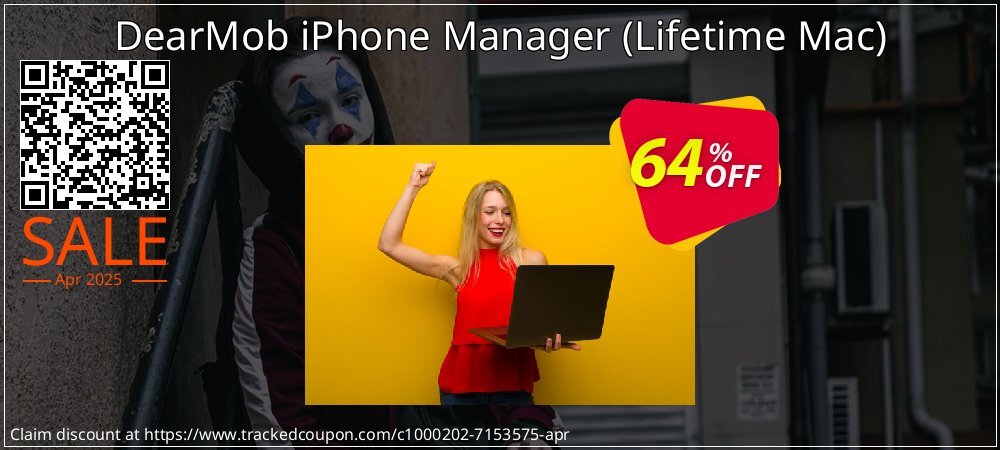 DearMob iPhone Manager - Lifetime Mac  coupon on National Walking Day offering discount