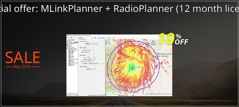 Special offer: MLinkPlanner + RadioPlanner - 12 month license  coupon on April Fools' Day offering sales