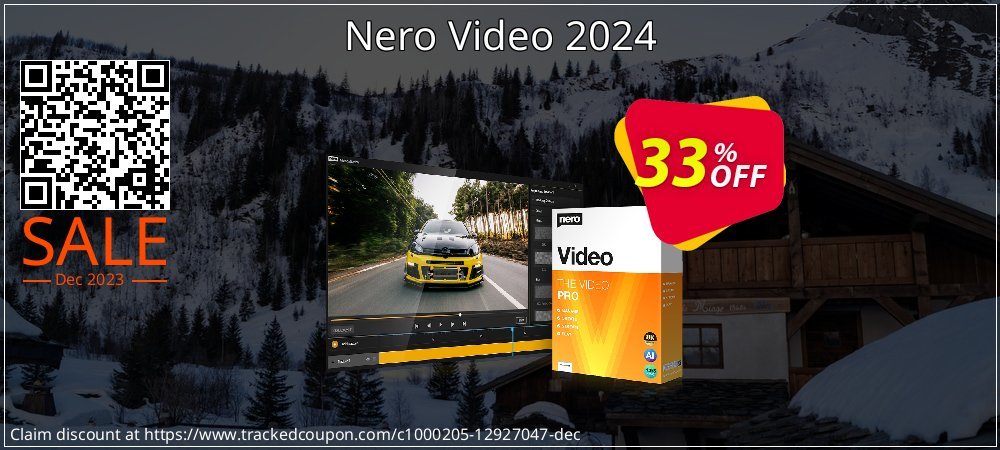 Nero Video 2024 coupon on Christmas Eve offering sales