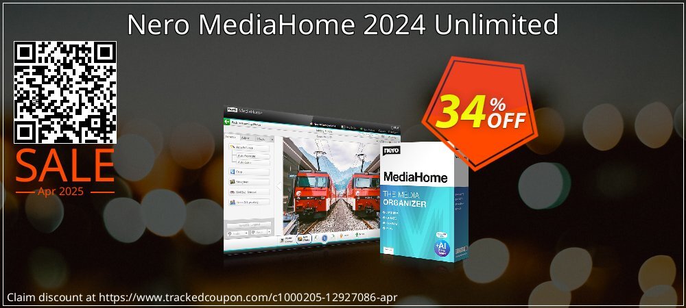 Nero MediaHome 2024 Unlimited coupon on World Party Day sales