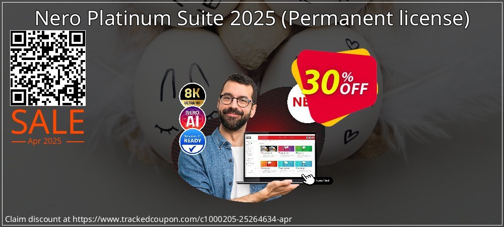 Nero Platinum Suite 2024 - Permanent license  coupon on April Fools' Day offering sales