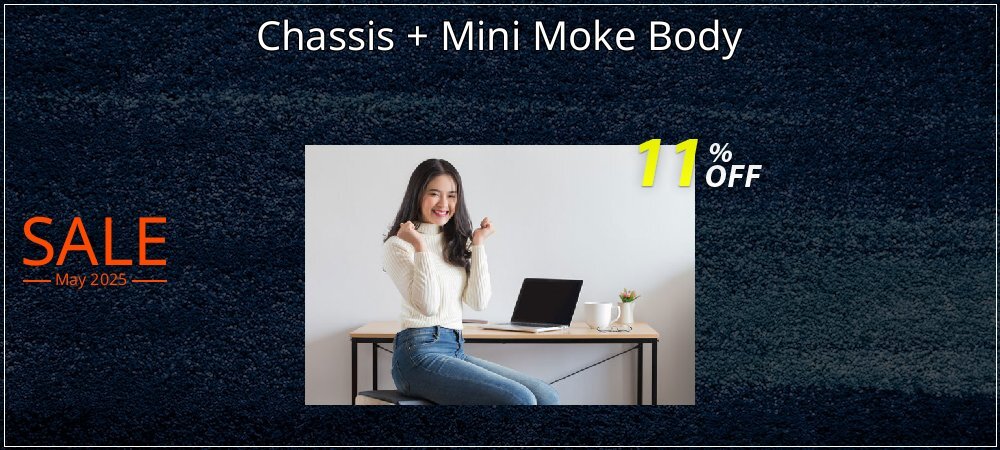 Chassis + Mini Moke Body coupon on National Pizza Party Day offering sales