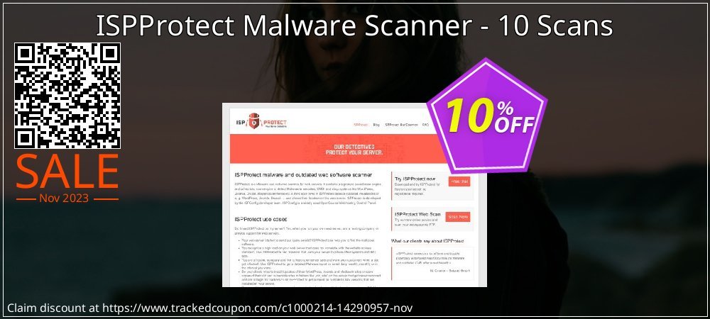 ISPProtect Malware Scanner - 10 Scans coupon on April Fools' Day offer