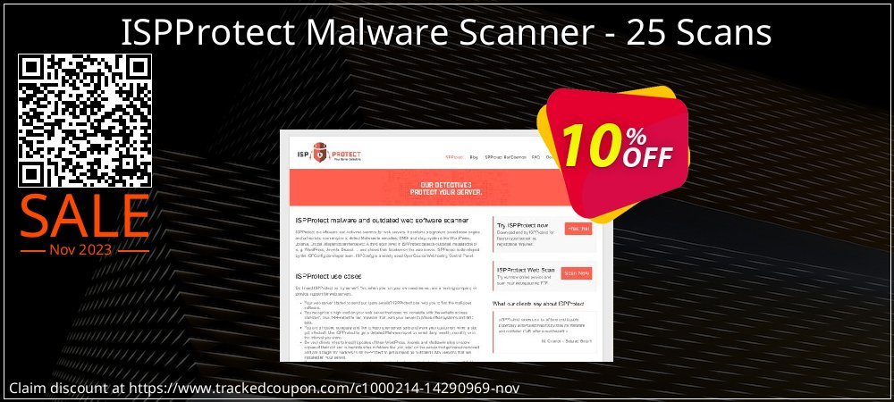 ISPProtect Malware Scanner - 25 Scans coupon on Tell a Lie Day offering sales