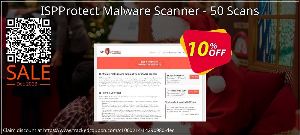 ISPProtect Malware Scanner - 50 Scans coupon on National Walking Day discounts