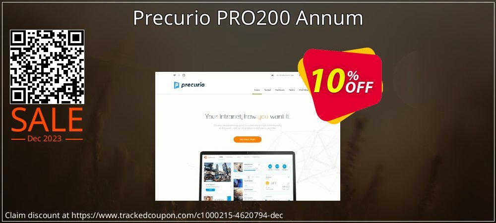 Precurio PRO200 Annum coupon on April Fools' Day super sale