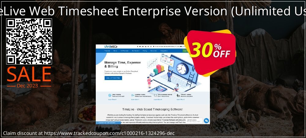 TimeLive Web Timesheet Enterprise Version - Unlimited Users  coupon on World Party Day discount