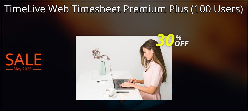 TimeLive Web Timesheet Premium Plus - 100 Users  coupon on World Password Day discount