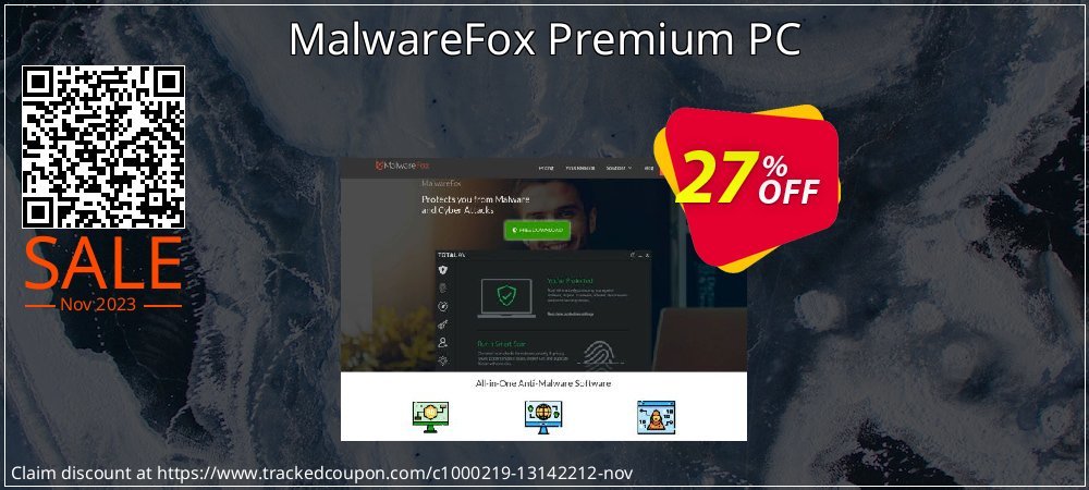 MalwareFox Premium PC coupon on April Fools' Day offering discount