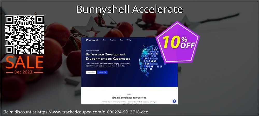 Bunnyshell Accelerate coupon on Virtual Vacation Day sales