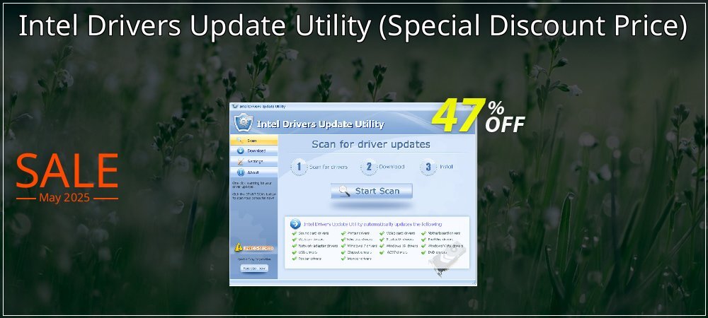 Intel Drivers Update Utility - Special Discount Price  coupon on Constitution Memorial Day sales