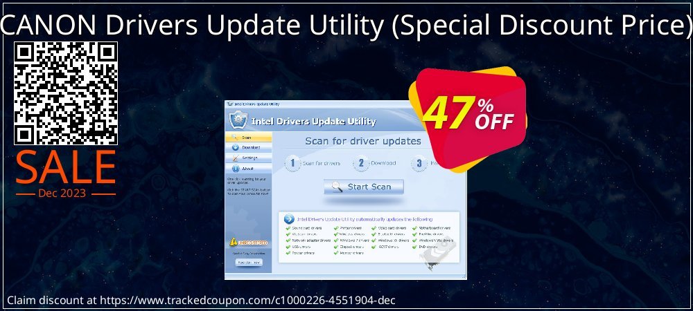 CANON Drivers Update Utility - Special Discount Price  coupon on National Smile Day super sale