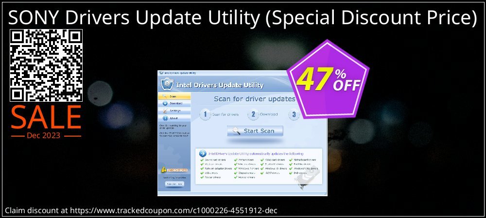SONY Drivers Update Utility - Special Discount Price  coupon on Chocolate Day offer