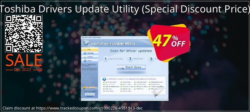 Toshiba Drivers Update Utility - Special Discount Price  coupon on Easter Day offering sales