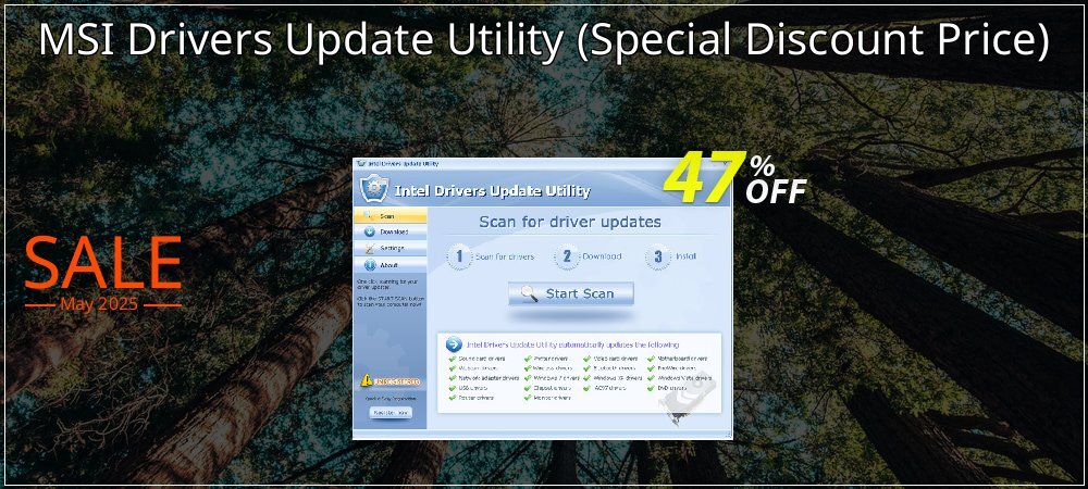 MSI Drivers Update Utility - Special Discount Price  coupon on Mother Day promotions