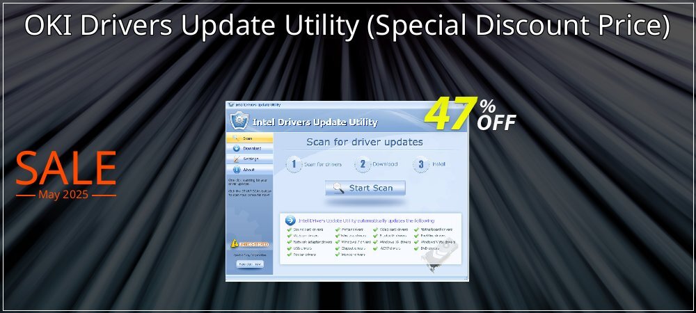 OKI Drivers Update Utility - Special Discount Price  coupon on Easter Day super sale