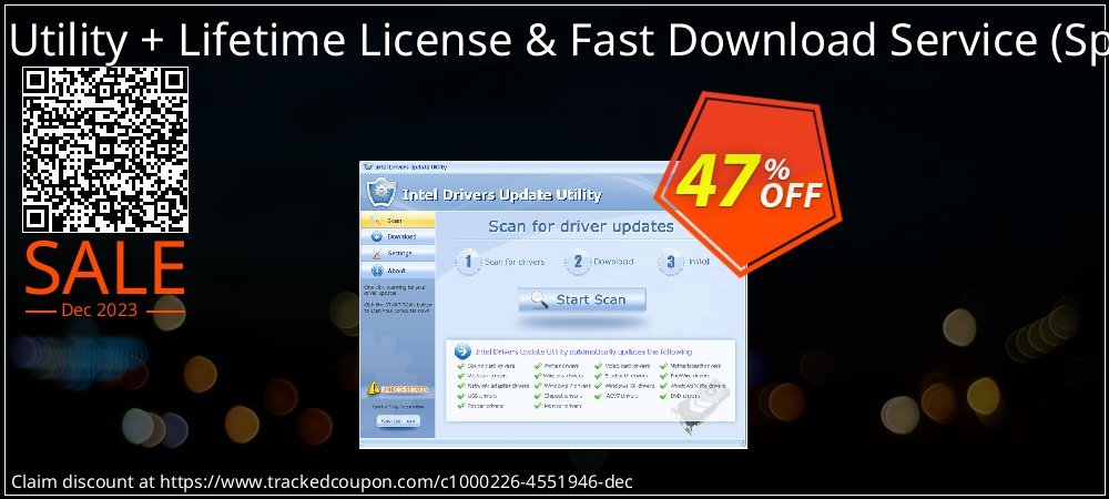 Intel Drivers Update Utility + Lifetime License & Fast Download Service - Special Discount Price  coupon on Teddy Day sales
