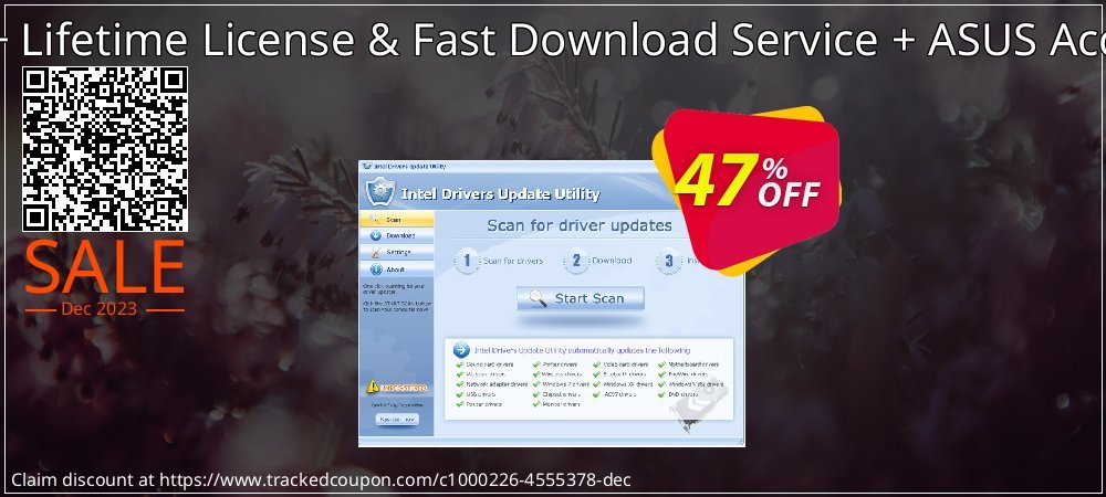 ASUS Drivers Update Utility + Lifetime License & Fast Download Service + ASUS Access Point - Bundle - $70 OFF  coupon on Constitution Memorial Day super sale