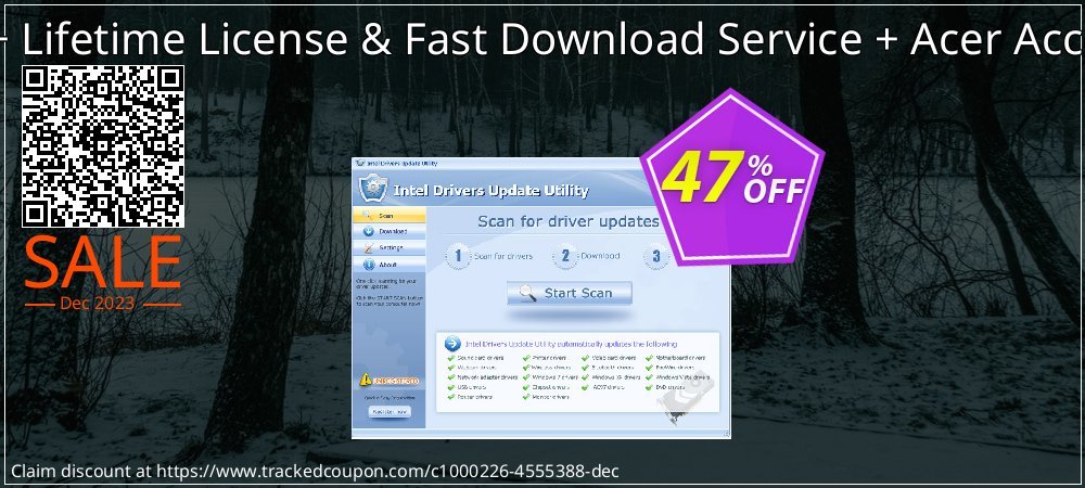 Acer Drivers Update Utility + Lifetime License & Fast Download Service + Acer Access Point - Bundle - $70 OFF  coupon on Easter Day super sale