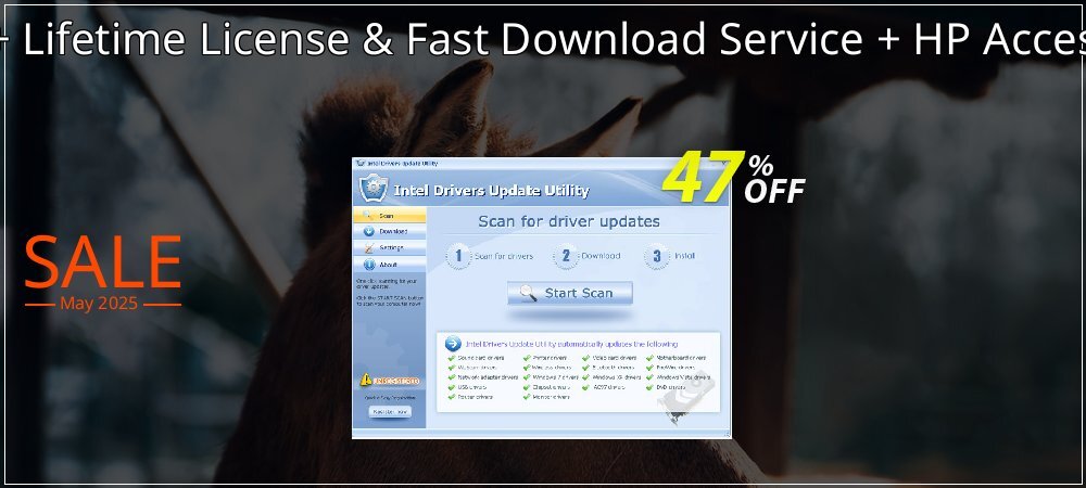 HP Drivers Update Utility + Lifetime License & Fast Download Service + HP Access Point - Bundle - $70 OFF  coupon on World Password Day promotions