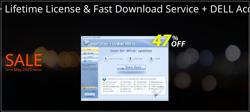DELL Drivers Update Utility + Lifetime License & Fast Download Service + DELL Access Point - Bundle - $70 OFF  coupon on World Backup Day discounts