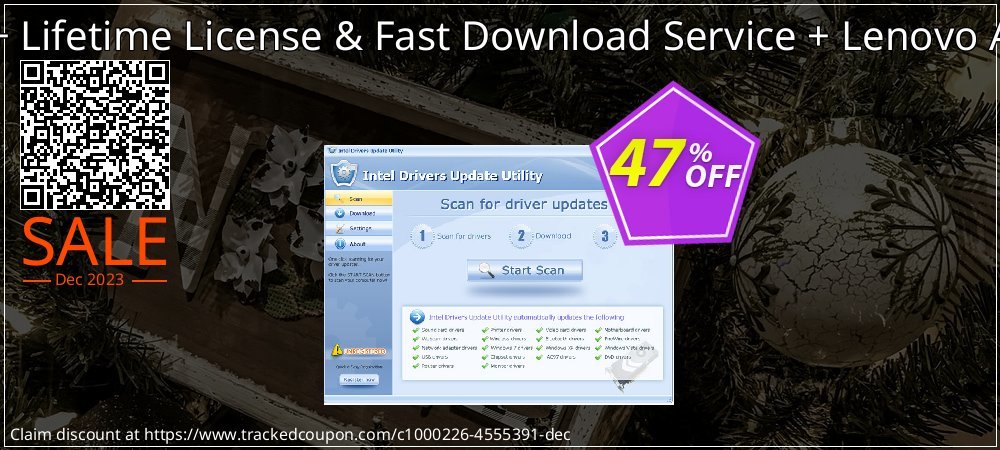 Lenovo Drivers Update Utility + Lifetime License & Fast Download Service + Lenovo Access Point - Bundle - $70 OFF  coupon on World Party Day sales