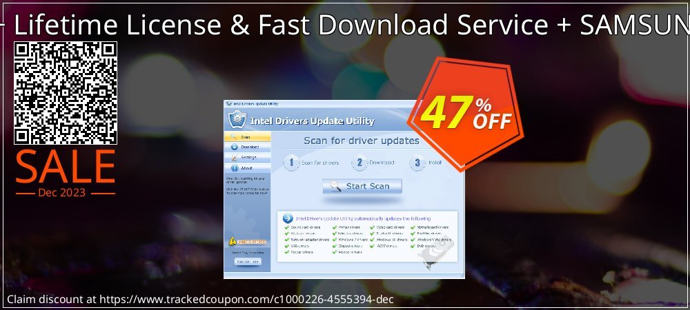 SAMSUNG Drivers Update Utility + Lifetime License & Fast Download Service + SAMSUNG Access Point - Bundle - $70 OFF  coupon on April Fools' Day offer