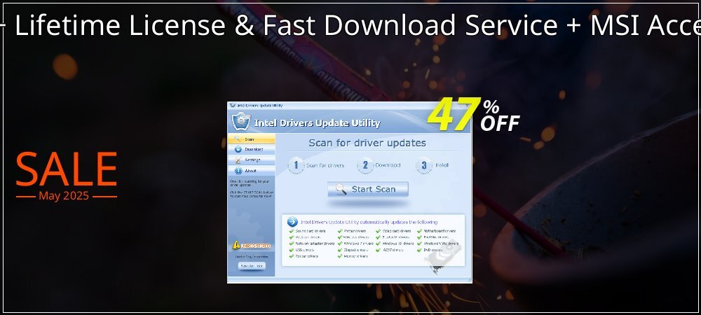 MSI Drivers Update Utility + Lifetime License & Fast Download Service + MSI Access Point - Bundle - $70 OFF  coupon on National Pizza Party Day promotions