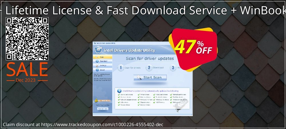WinBook Drivers Update Utility + Lifetime License & Fast Download Service + WinBook Access Point - Bundle - $70 OFF  coupon on April Fools' Day offer