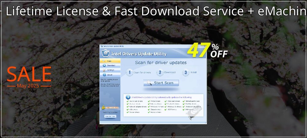 eMachines Drivers Update Utility + Lifetime License & Fast Download Service + eMachines Access Point - Bundle - $70 OFF  coupon on National Pizza Party Day offering discount