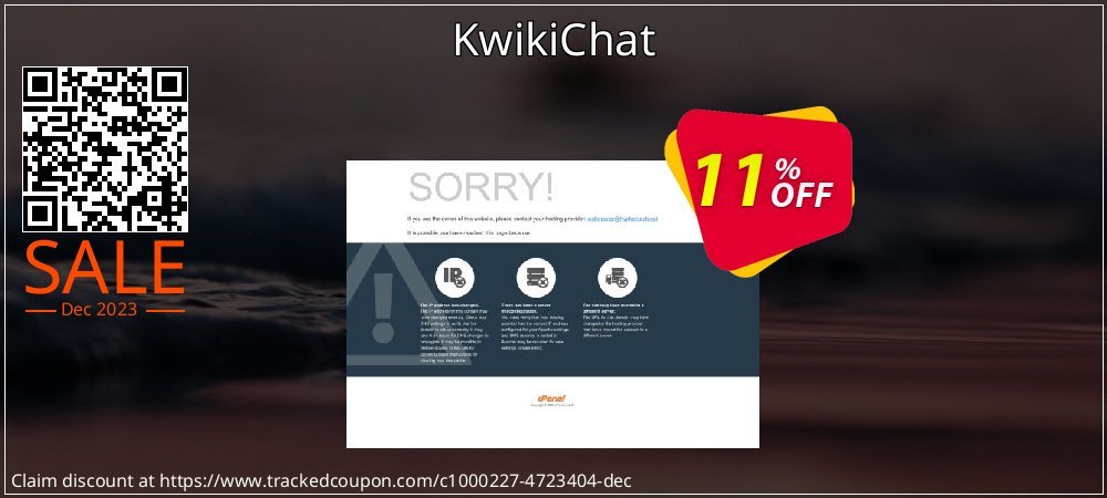 KwikiChat coupon on Teddy Day sales