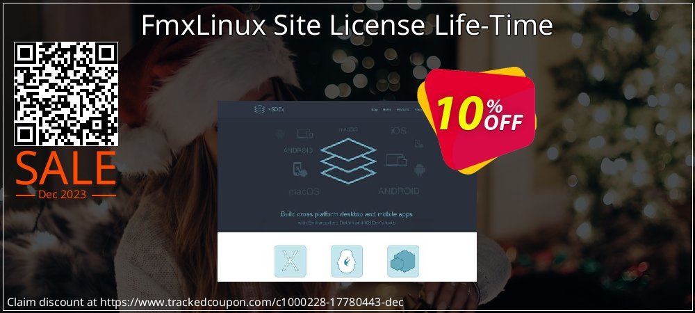 FmxLinux Site License Life-Time coupon on National Pizza Party Day offering sales
