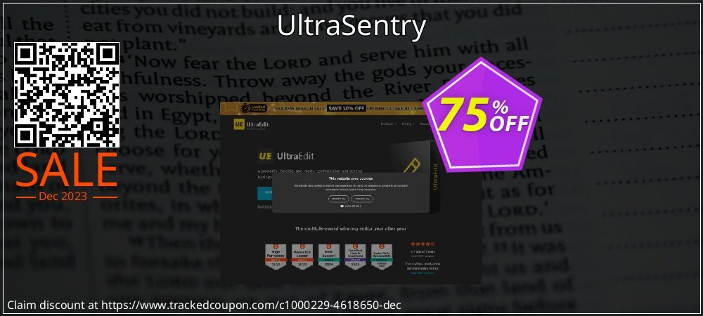 UltraSentry coupon on World Backup Day sales