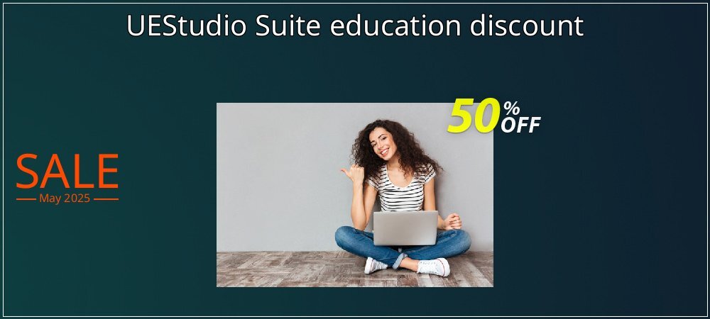 UEStudio Suite education discount coupon on National Walking Day sales