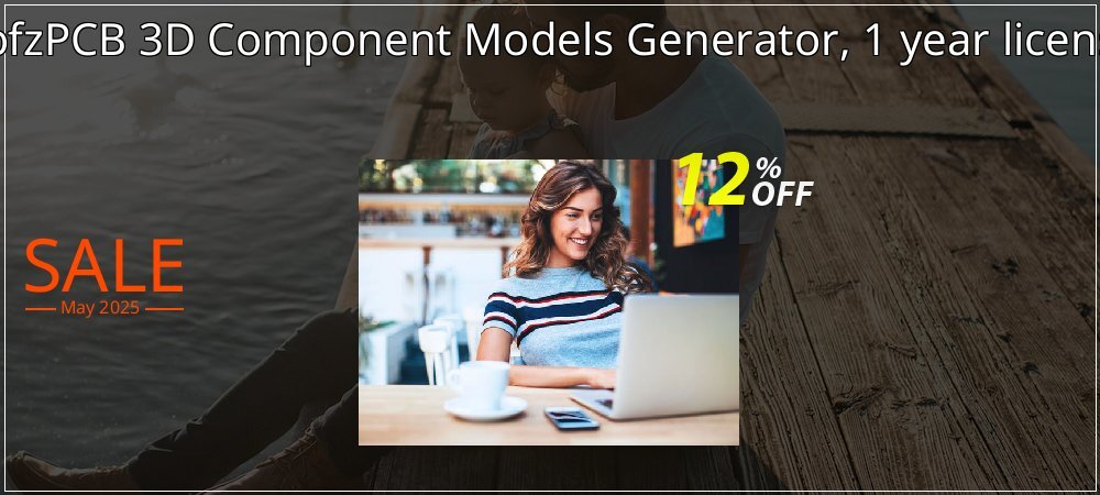 ZofzPCB 3D Component Models Generator, 1 year license coupon on World Whisky Day super sale