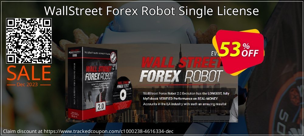 WallStreet Forex Robot Single License coupon on April Fools' Day super sale