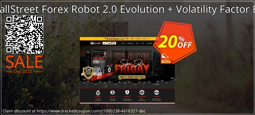 WallStreet Forex Robot 2.0 Evolution + Volatility Factor EA coupon on April Fools' Day offer