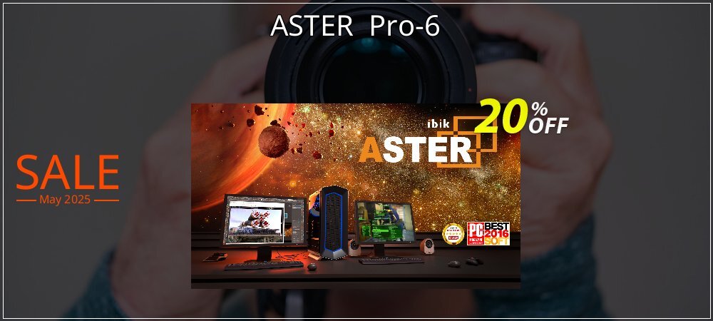 ASTER  Pro-6 coupon on World Party Day discount