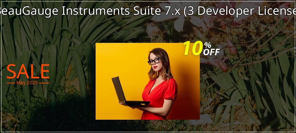 BeauGauge Instruments Suite 7.x - 3 Developer License  coupon on World Whisky Day discounts