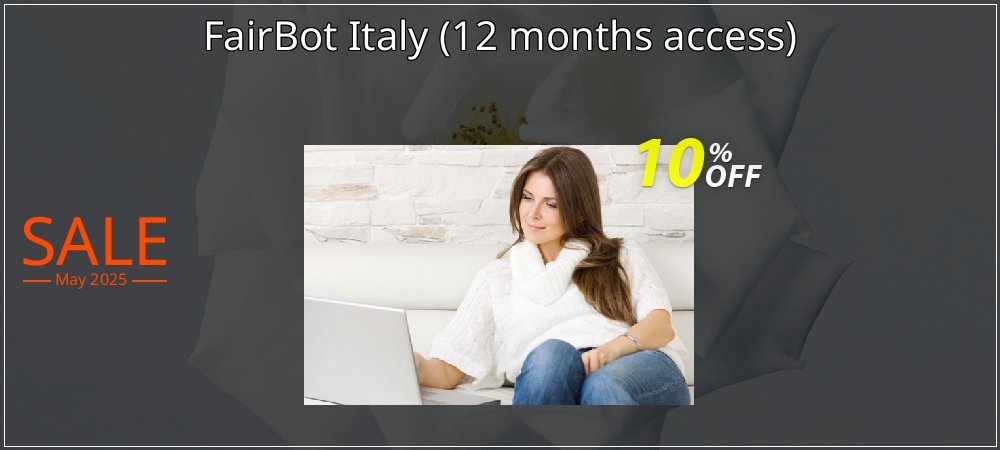 FairBot Italy - 12 months access  coupon on World Party Day super sale