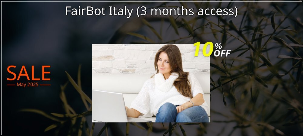 FairBot Italy - 3 months access  coupon on National Walking Day sales