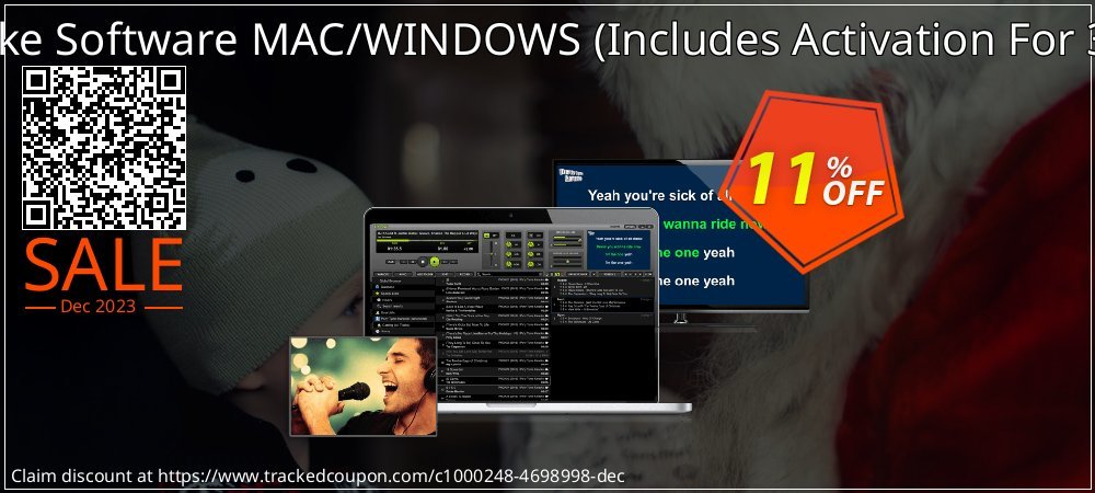 LYRX Karaoke Software MAC/WINDOWS - Includes Activation For 3 Machines  coupon on Christmas super sale
