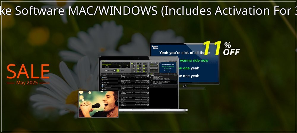 LYRX Karaoke Software MAC/WINDOWS - Includes Activation For 3 Machines  coupon on Constitution Memorial Day promotions