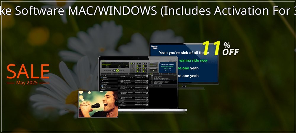 LYRX Karaoke Software MAC/WINDOWS - Includes Activation For 3 Machines  coupon on Easter Day discounts