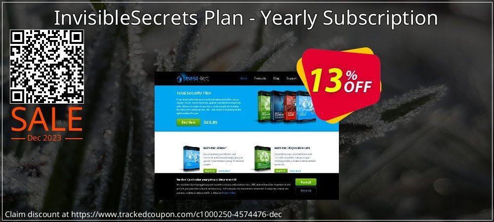 InvisibleSecrets Plan - Yearly Subscription coupon on National Loyalty Day discount