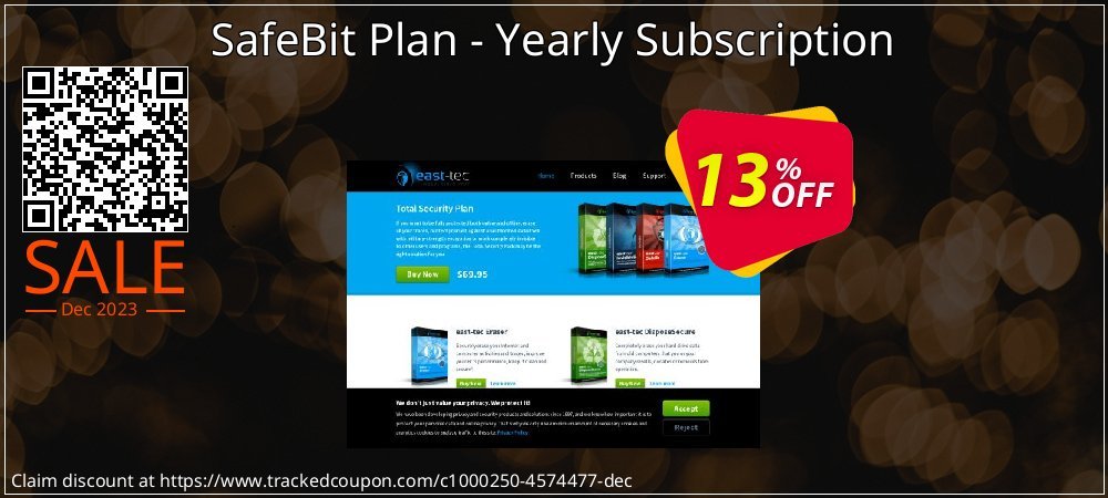 SafeBit Plan - Yearly Subscription coupon on National Memo Day offering discount